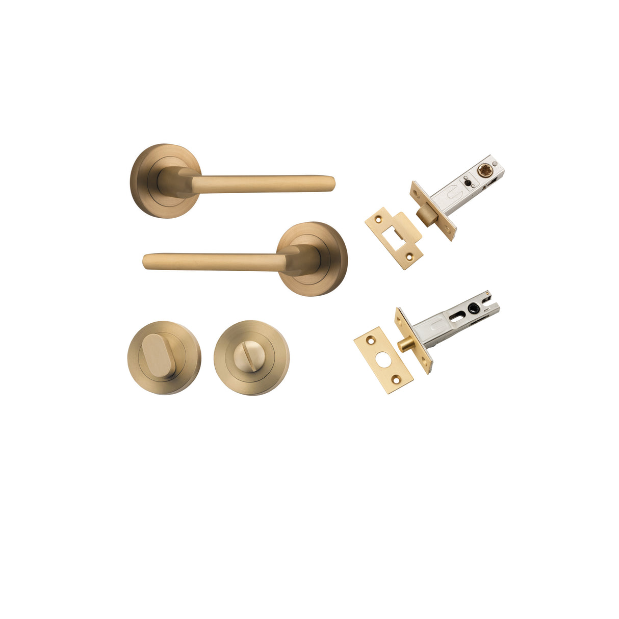 Iver Baltimore Round Rose Lever Set - Complete Kits