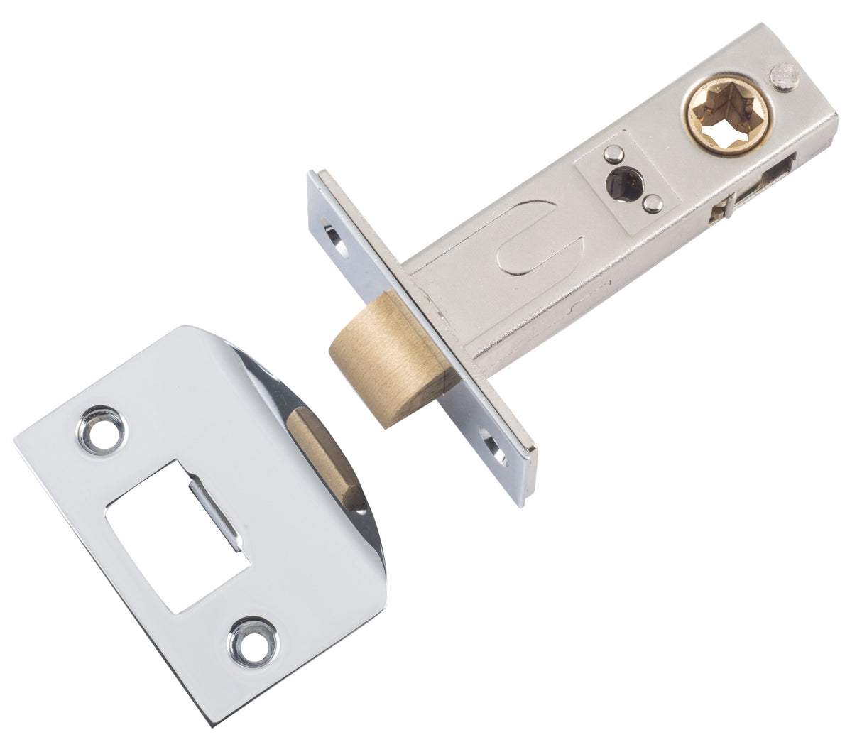 Tradco Split Cam Tubular Latch, Chrome Plated, 60mm