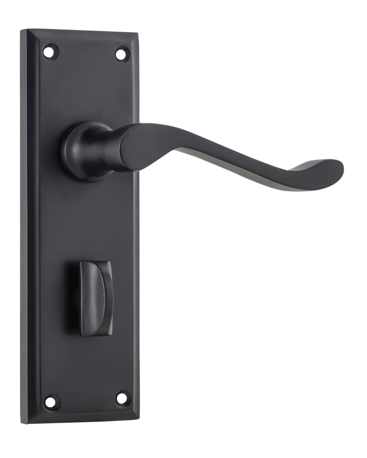 Tradco Camden Privacy Lever, Matt Black