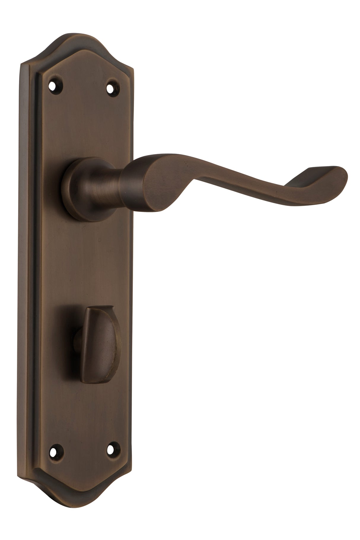 Tradco Henley Privacy Lever, Antique Brass