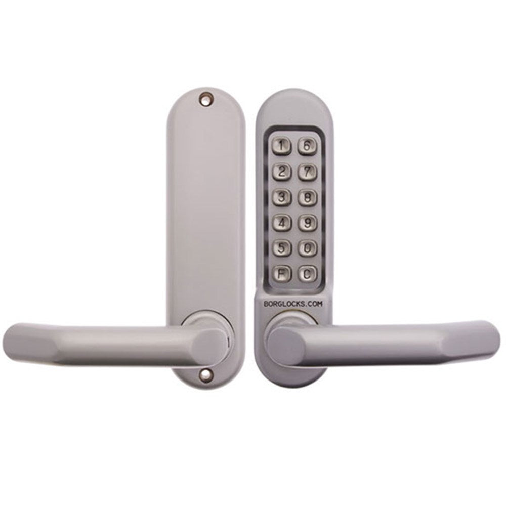 Borg BL5001 Mechanical Digital Door Lock, Satin Chrome