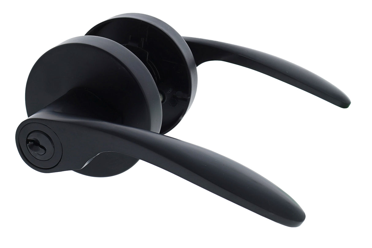 Nidus Collins Lever Set - Entrance - Matte Black