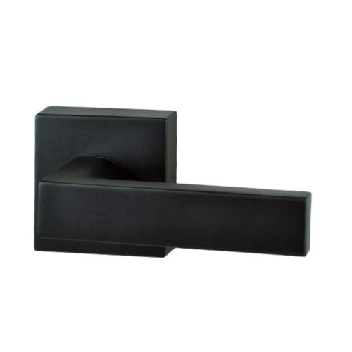 Nidus Lonsdale Square Rose Lever Set - Passage - Matte Black