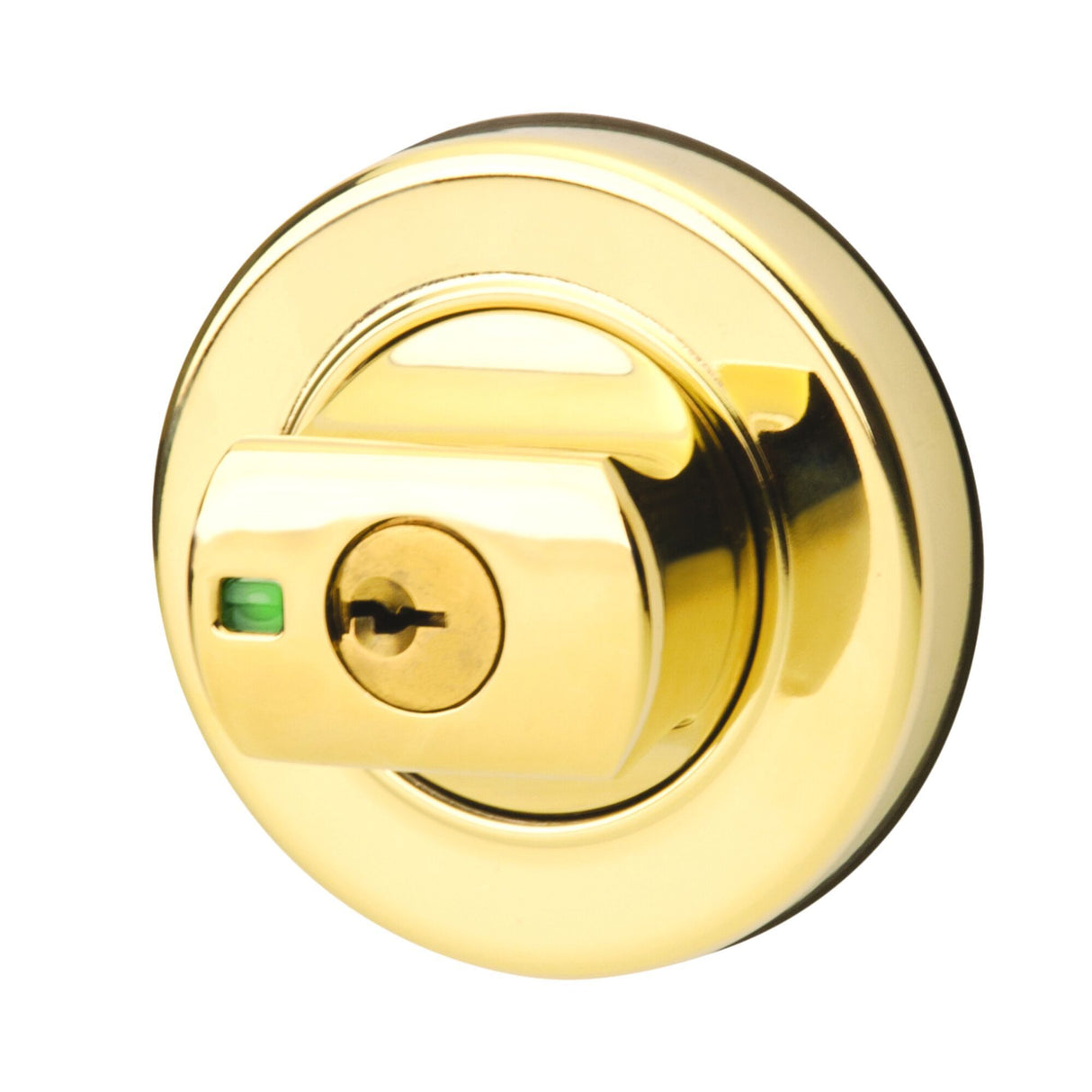 Lockwood 005 Paradigm Round Deadbolt – Ever brass fnish