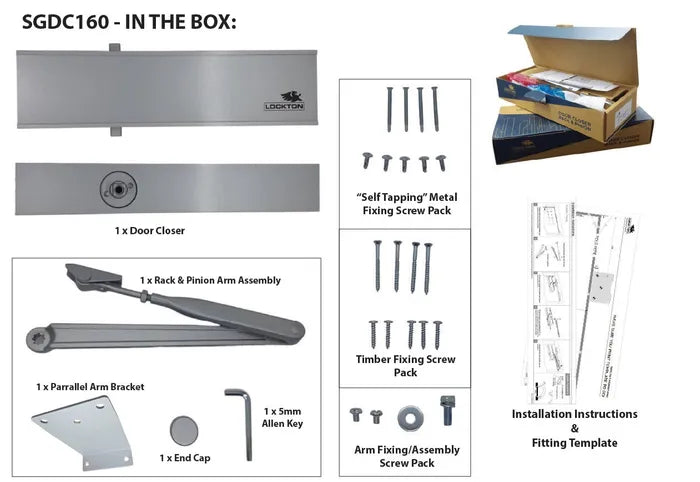 Lockton Door Closer Series 160 - EN 2-4