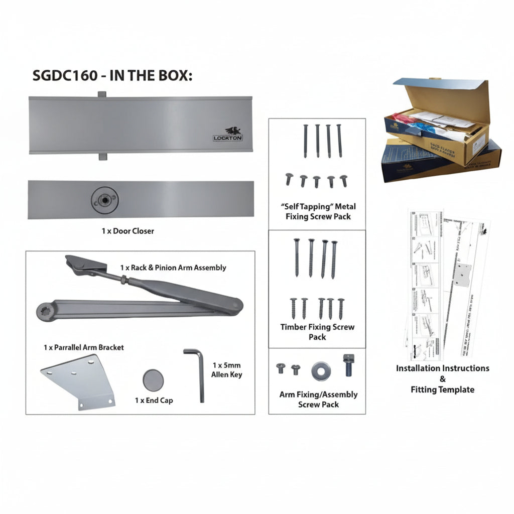 Lockton Door Closer Series 160 - EN 2-4