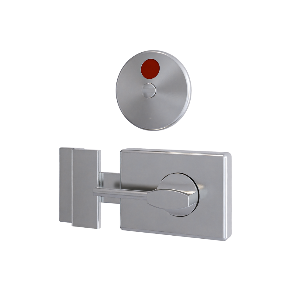 Metlam 300 Series Ambulant Lock & Indicator Set – Satin Chrome Plate – 2