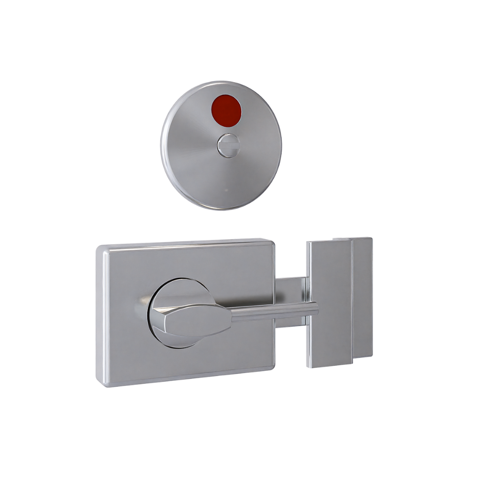 Metlam 300 Series Ambulant Lock & Indicator Set – Satin Chrome Plate – 3