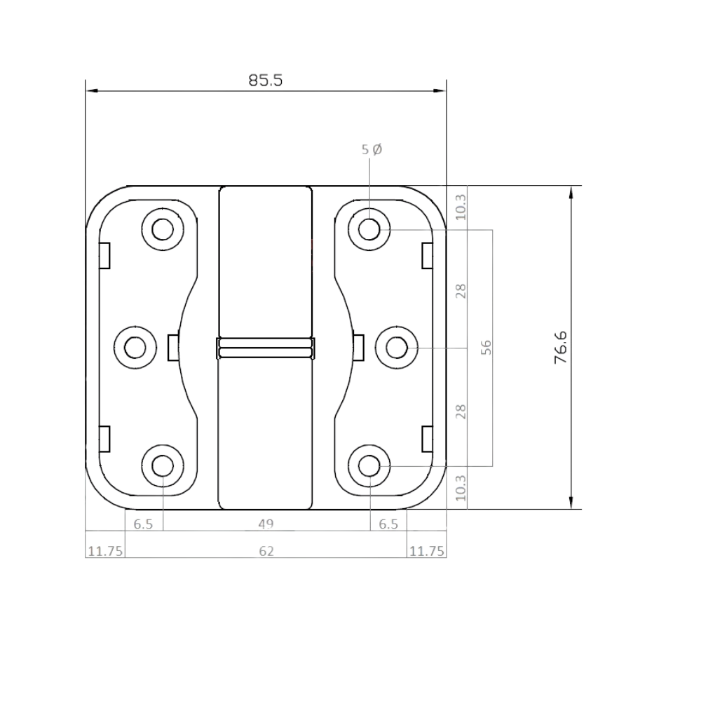 Metlam Moda Spring Hinge – Antimicrobial