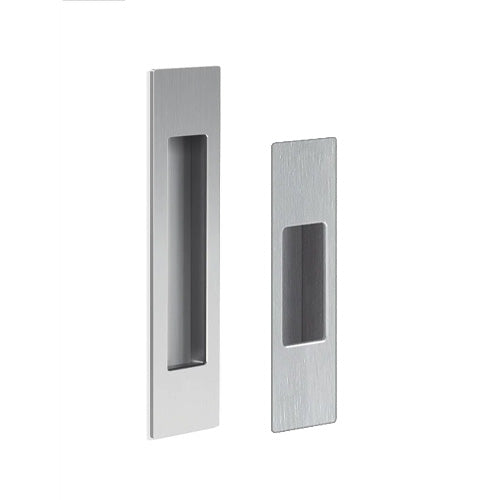 Mardeco M Series 8008 Flush Pull Set - Brushed Satin Chrome