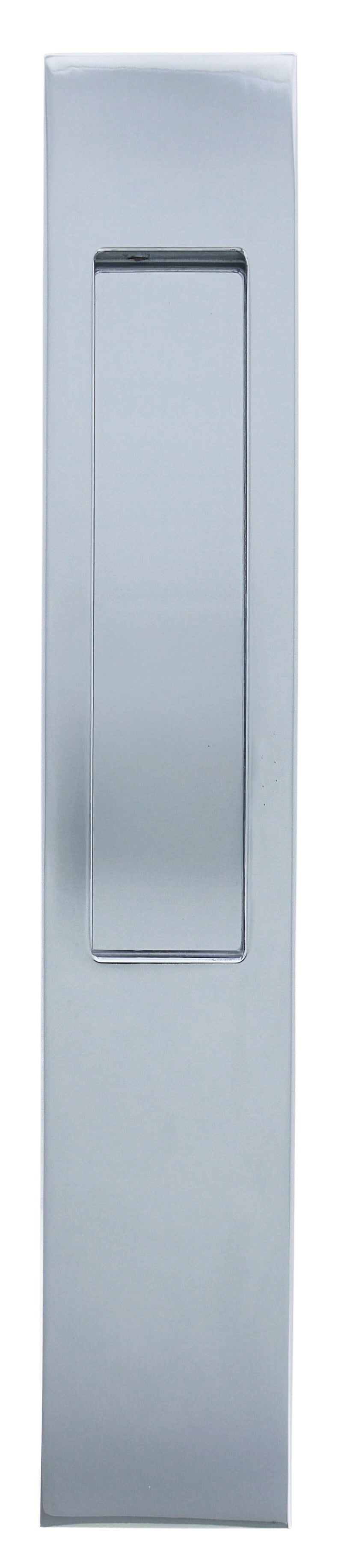 Mardeco M Series 8102 Flush Pull Long Plate 255mm - Chrome Plate