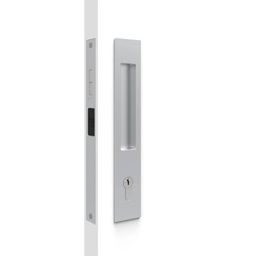 Mardeco M Series 8104 Flush Pull Euro Lock Set - Satin Chrome