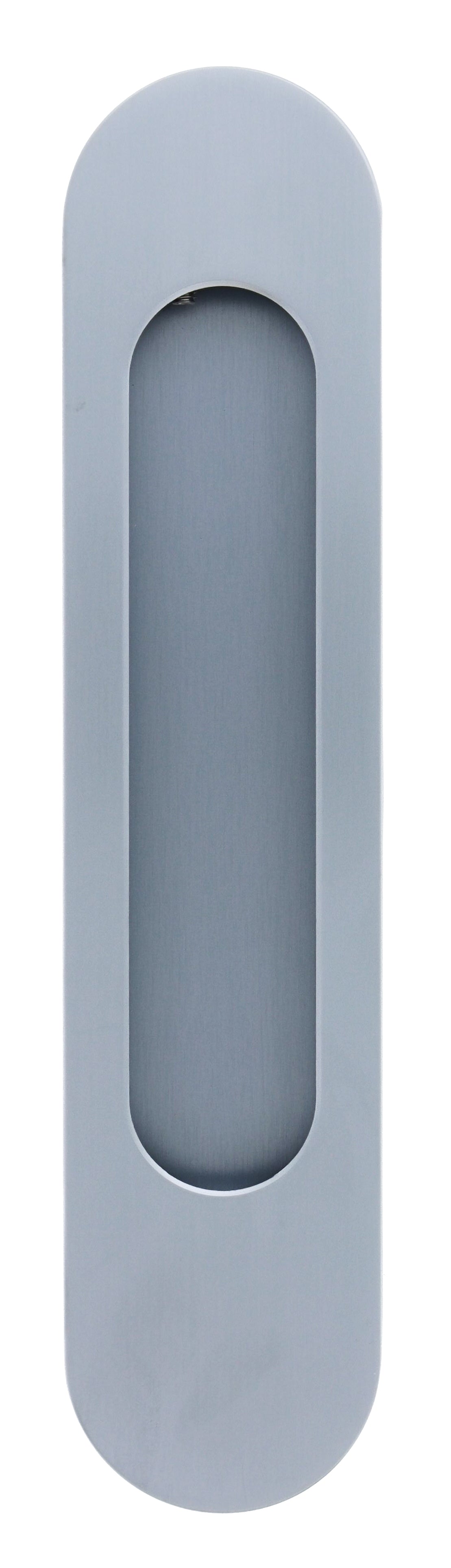 Mardeco M Series 9002 Oval Flush Pull 203mm - Brushed Satin Chrome