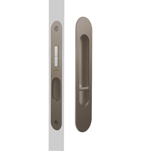 Mardeco M Series 9004 Oval Flush Pull Privacy Set 35mm - Bronze