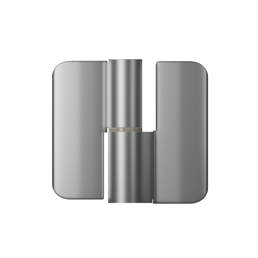 Metlam Overlapping Lift Off Spring Hinge – Satin Chrome Plate