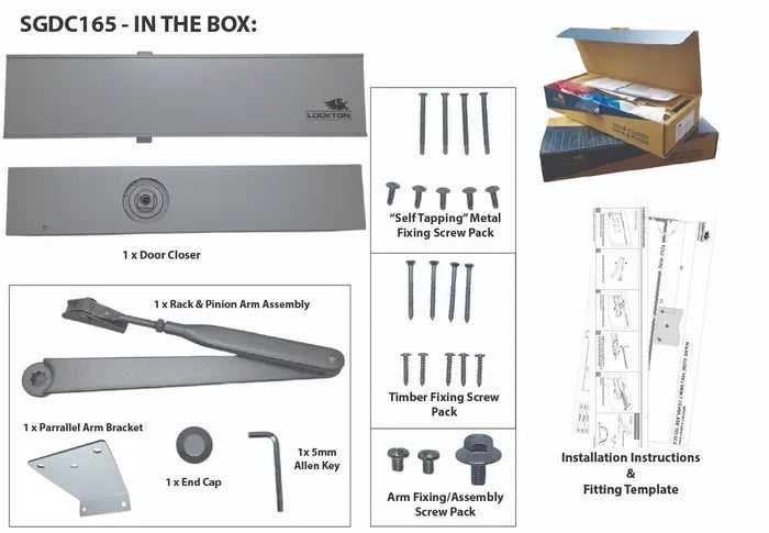 Lockton Door Closer Series 165 - EN 2-6