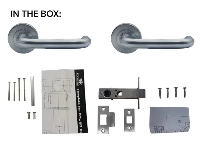 Lockton Round Rose Kit 3 - Passage Set