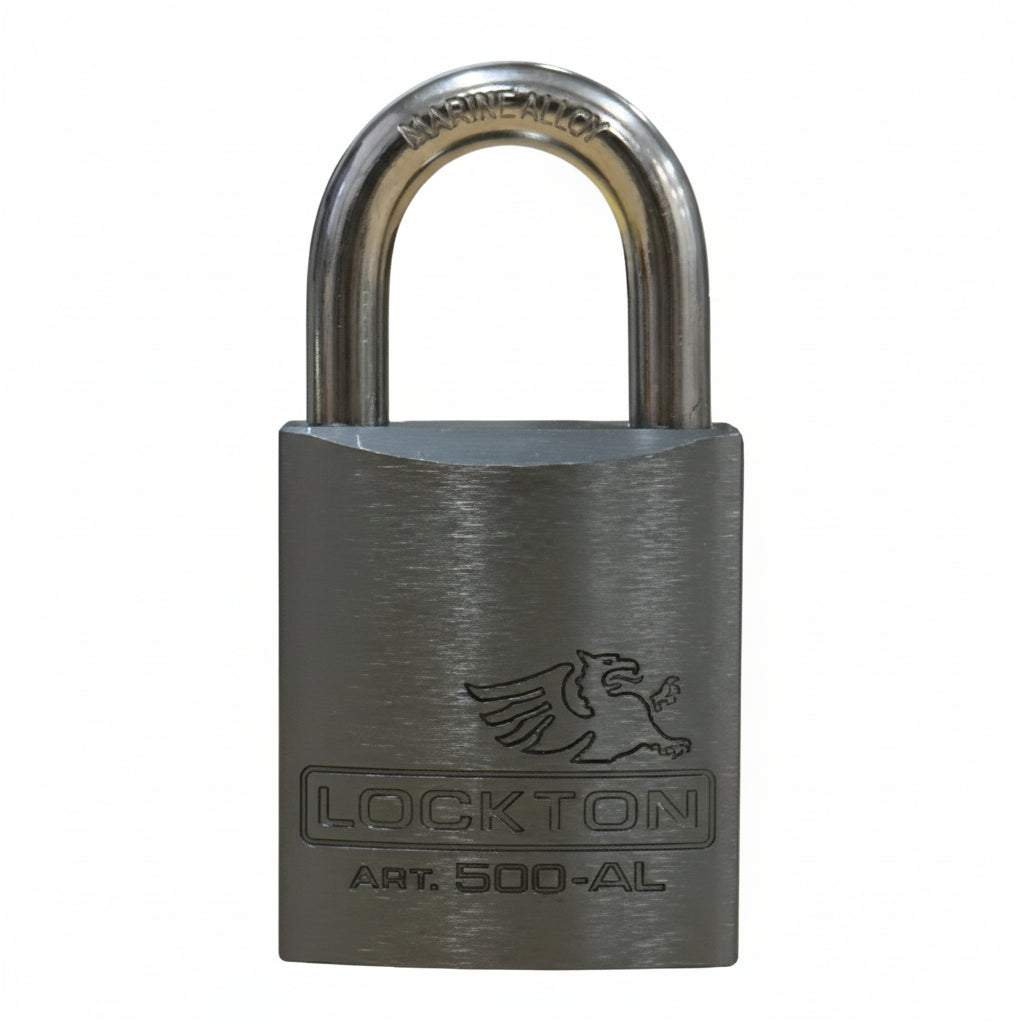 Lockton Coloured Aluminum 500 Series Padlock - 45mm