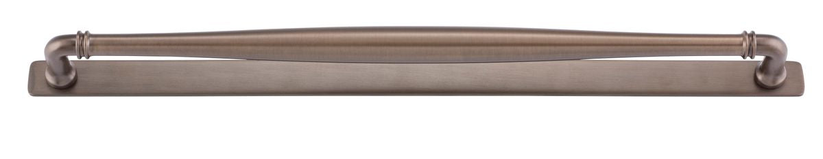 Iver Sarlat Cabinet Pull with Backplate - Signature Brass - CTC 450mm (21101B)