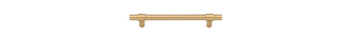 Iver Helsinki Cabinet Pull - Brushed Brass - CTC 128mm (21006)