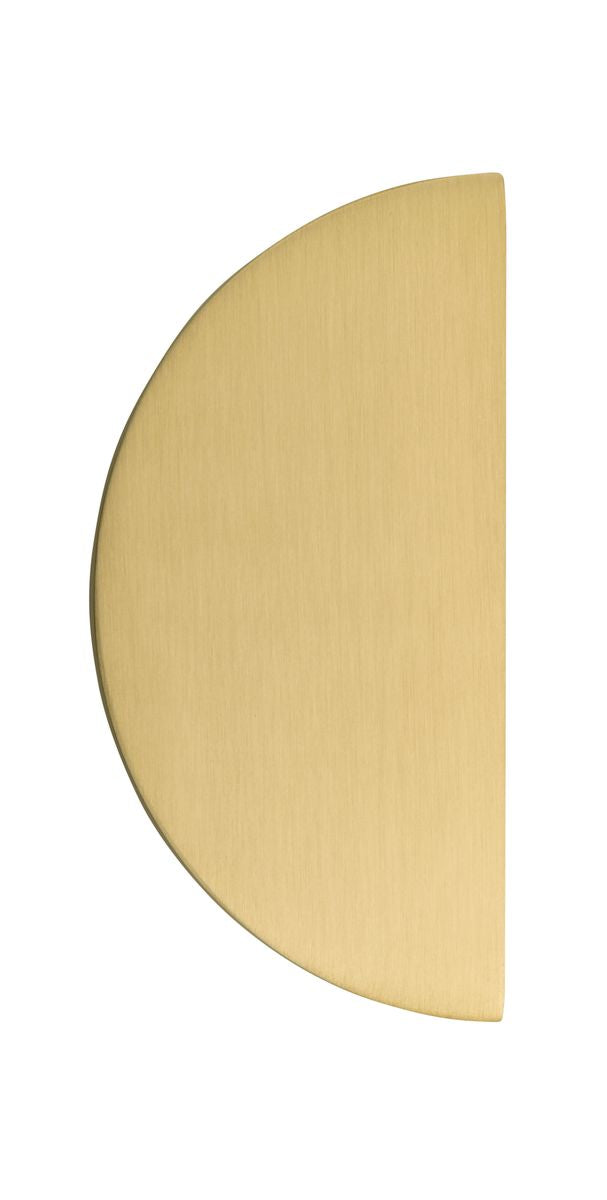 Iver Osaka Cupboard Pull - Half Moon - Brushed Gold PVD (17434)