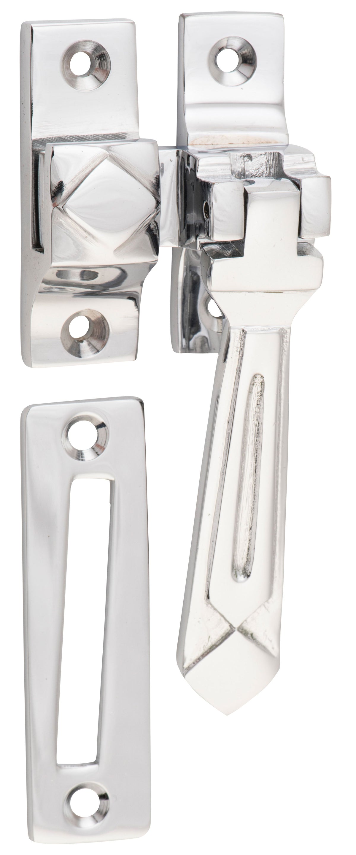 Tradco Casement Fastener Deco - Chrome Plated (1754)