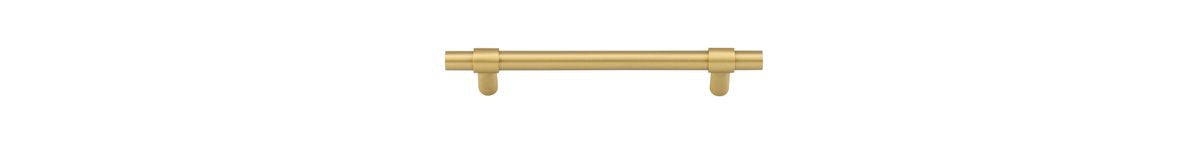 Iver Helsinki Cabinet Pull - Brushed Gold PVD - CTC 128mm (17152)