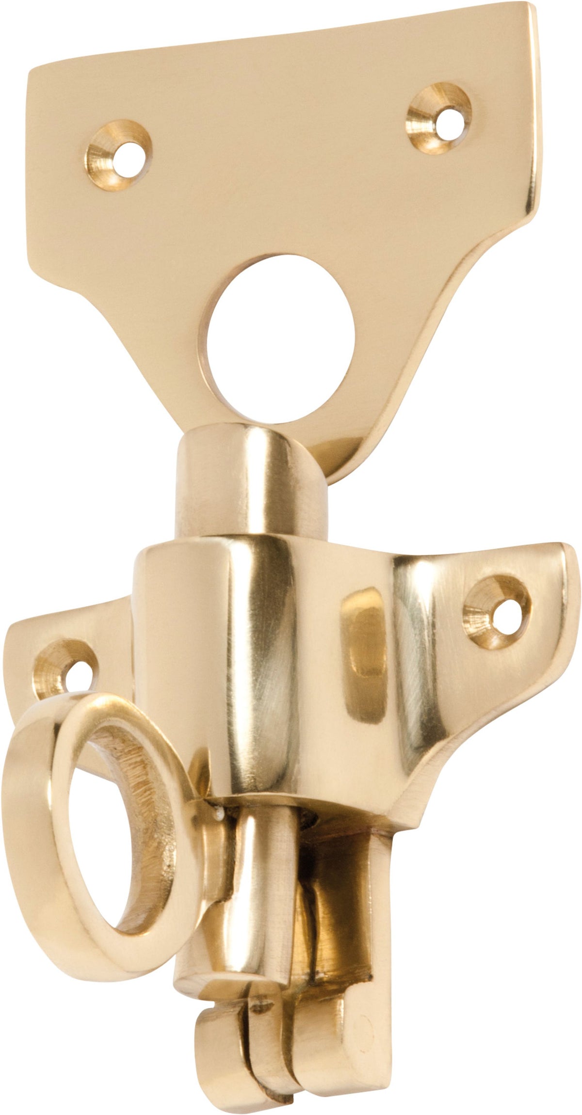 Tradco Fanlight Catch - H50mm - Polished Brass (1781)