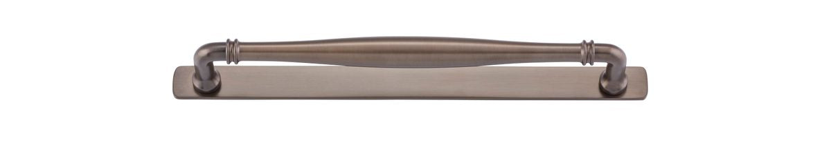 Iver Sarlat Cabinet Pull with Backplate - Signature Brass - CTC 256mm (21081B)