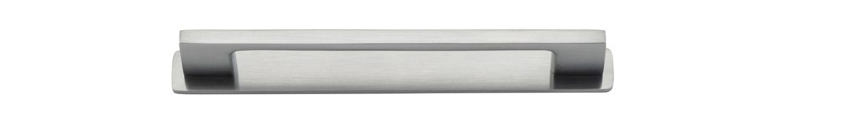 Iver Cali Cabinet Pull with Backplate - Brushed Chrome - CTC 160mm (0536B)