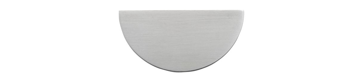 Iver Osaka Drawer Pull - Half Moon - Brushed Chrome (21325)