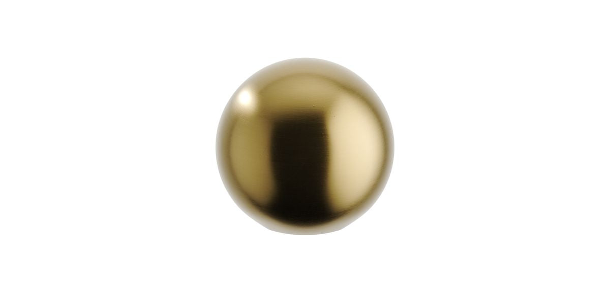 Iver Puerto Cupboard Knob - Brushed Gold PVD - D32mm (24080)
