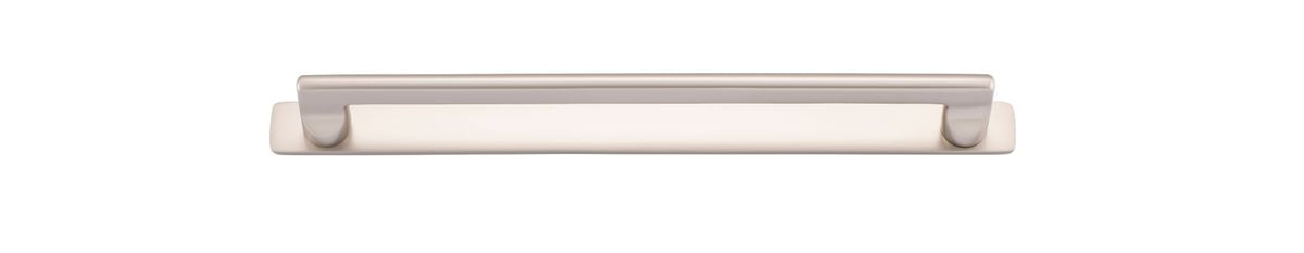 Iver Baltimore Cabinet Pull with Backplate - Satin Nickel - CTC 256mm (20909B)