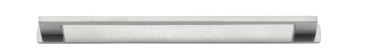 Iver Cali Cabinet Pull with Backplate - Brushed Chrome - CTC 256mm (0537B)