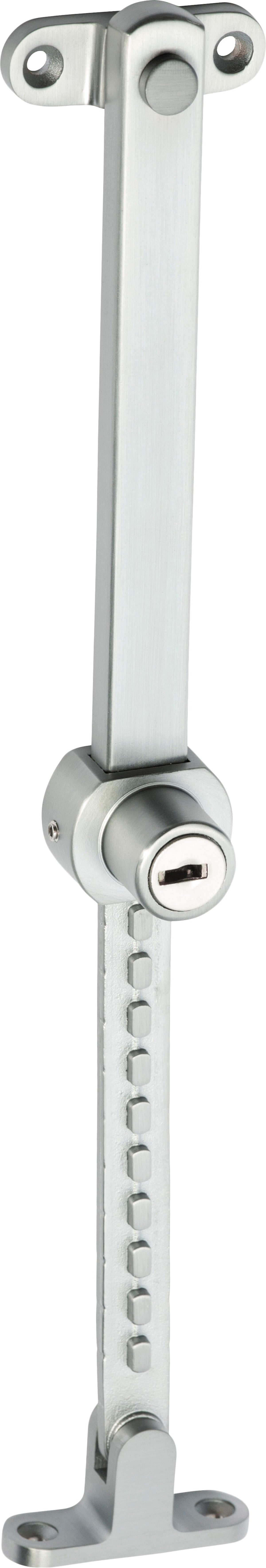 Tradco Casement Stay Stainless Steel Telescopic Locking - 200-295mm - Satin Chrome (1677)