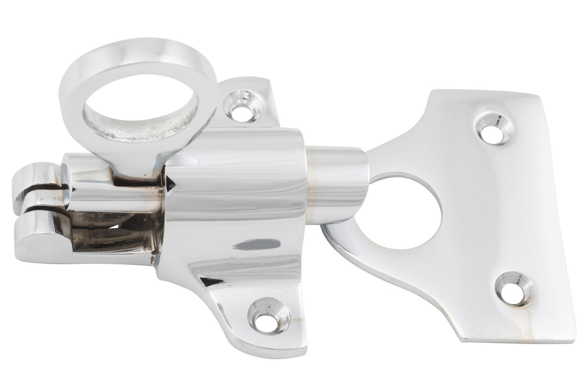 Tradco Fanlight Catch - H50mm - Chrome Plated (9750)