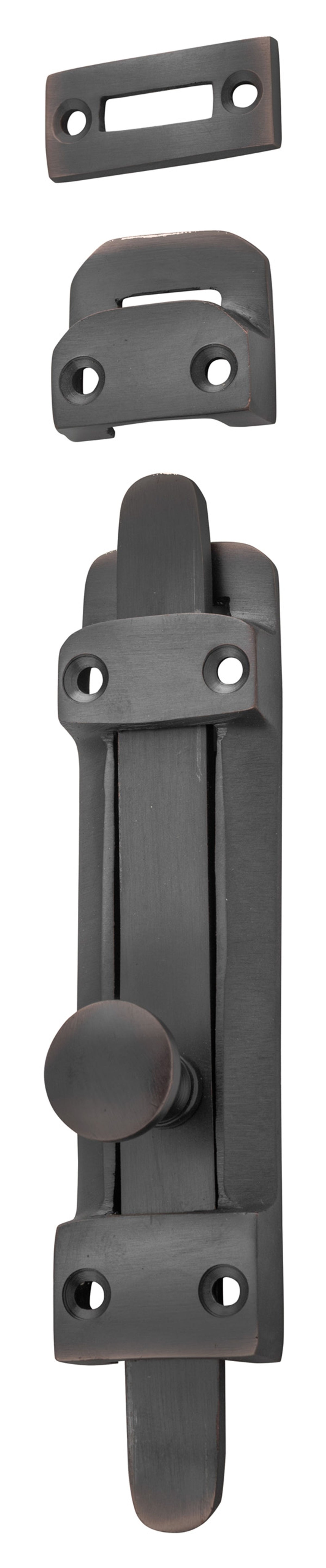 Tradco Tower Bolt - H118mm - Antique Copper (9742)