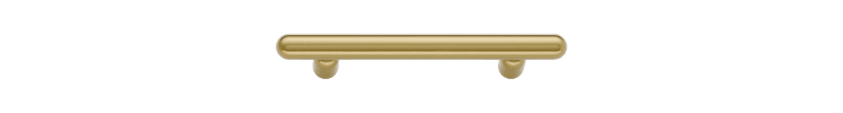 Iver Puerto Cabinet Pull - Brushed Gold PVD - 128mm CTC (24030)
