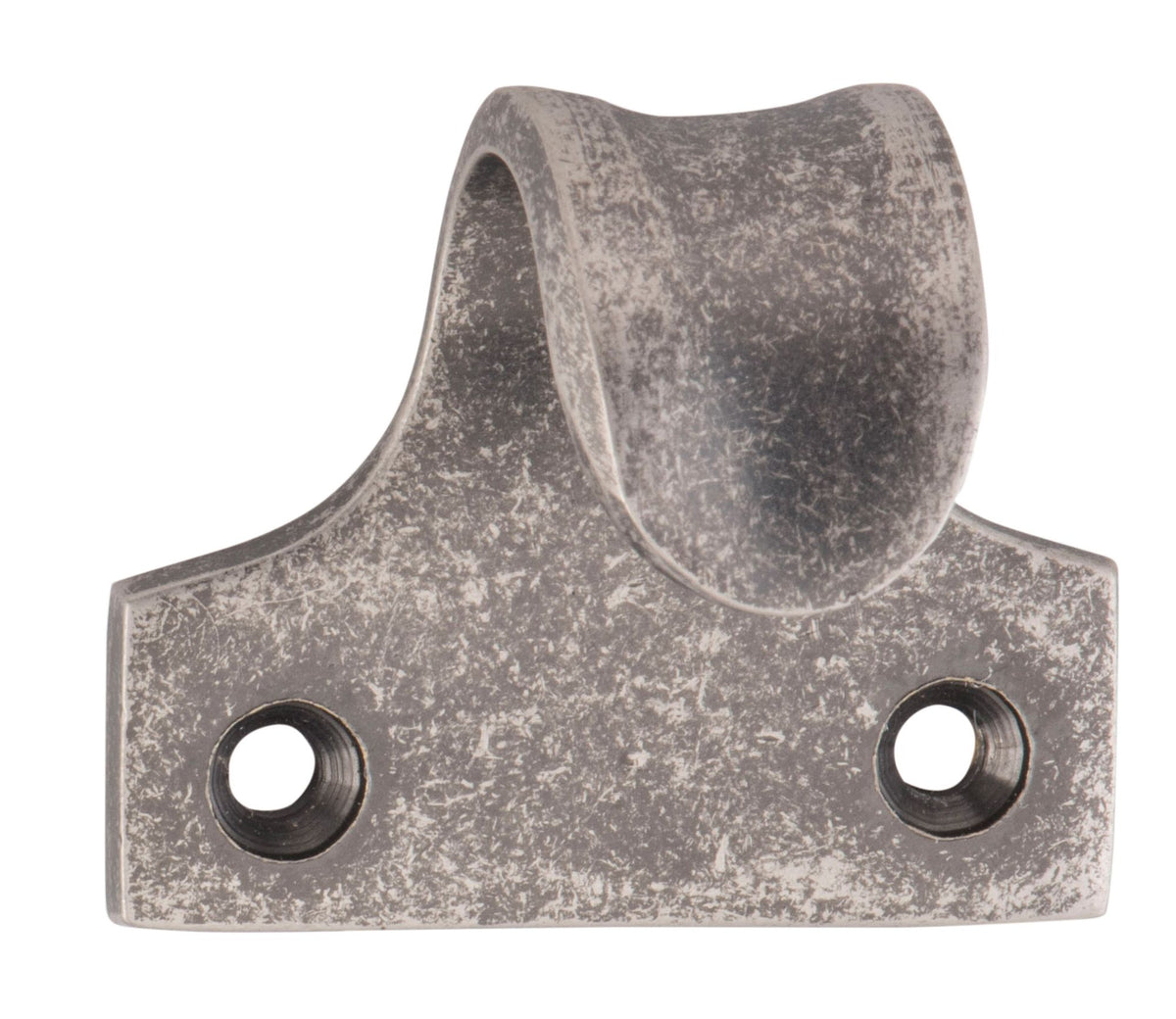 Tradco Sash Lift Dished - H38mm - Rumbled Nickel (6410)