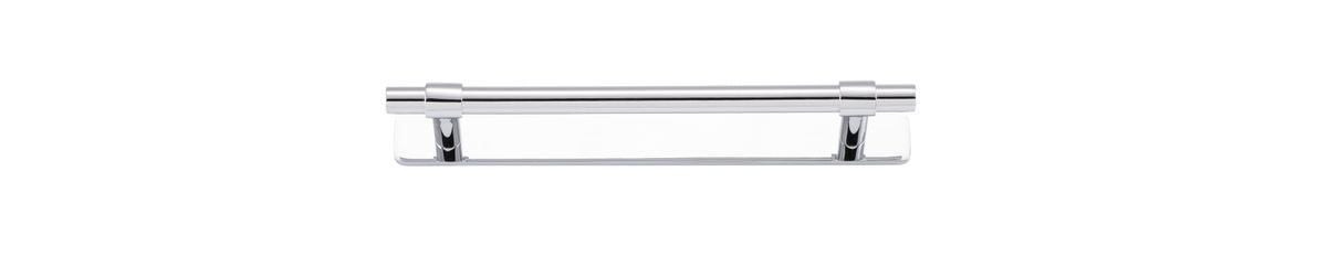 Iver Helsinki Cabinet Pull with Backplate - Polished Chrome - CTC 160mm (21014B)