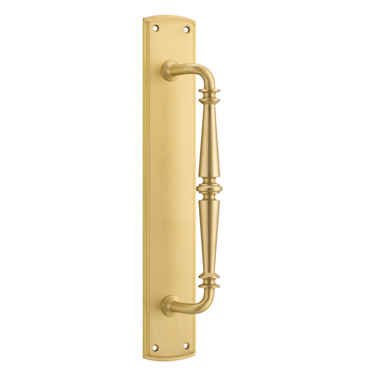 Iver Sarlat Pull Handle on Backplate 257mm Brushed Gold PVD
