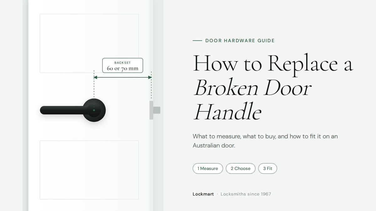 How to Replace a Broken Door Handle in Australia