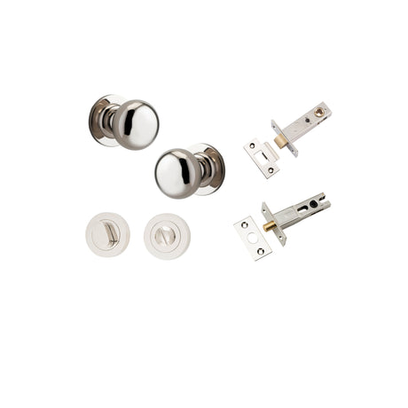 Iver Cambridge Round Rose Knob Set - Complete Kits