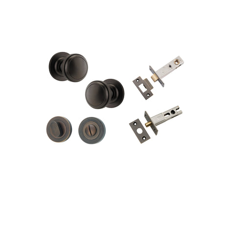 Iver Paddington Round Rose Knob Set - Complete Kits