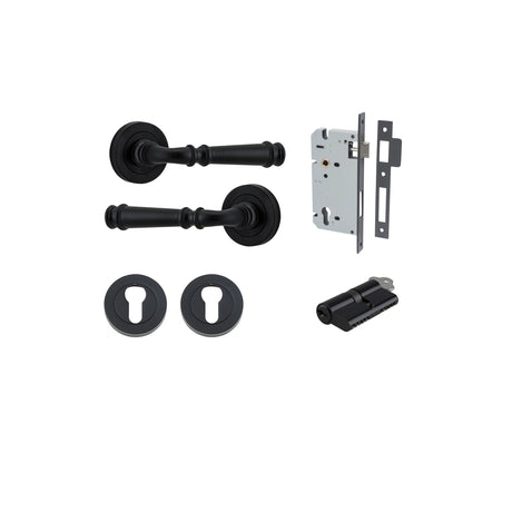 Iver Verona Round Rose Lever Set - Complete Kits