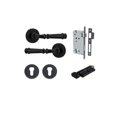 Iver Verona Round Rose Lever Set - Complete Kits