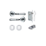 Iver Verona Round Rose Lever Set - Complete Kits