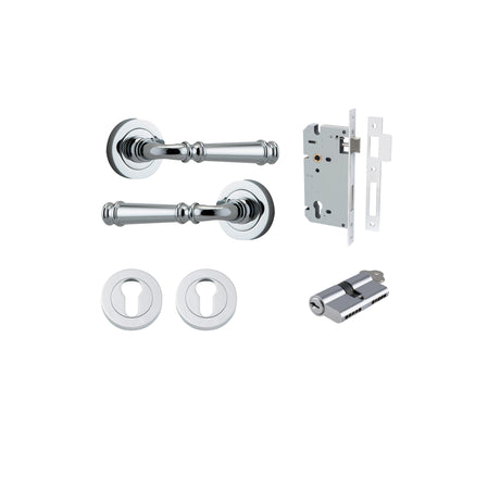 Iver Verona Round Rose Lever Set - Complete Kits