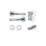 Iver Verona Round Rose Lever Set - Complete Kits