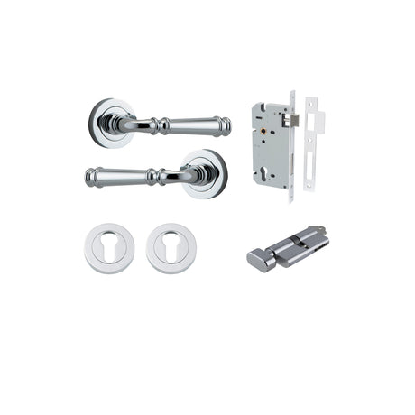 Iver Verona Round Rose Lever Set - Complete Kits